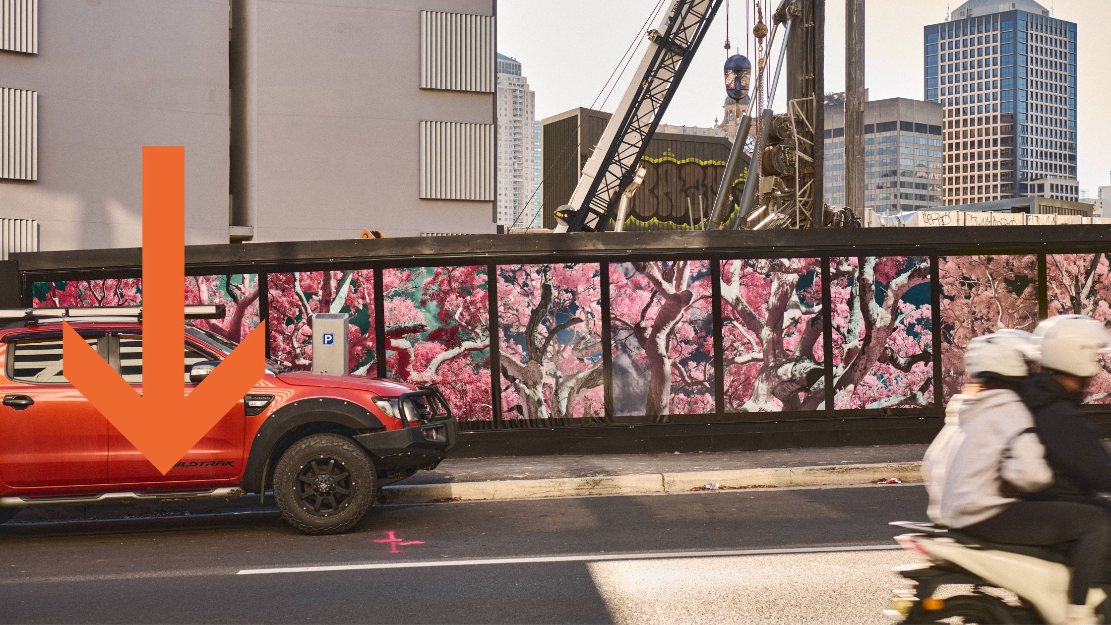 Anti Graffiti Hoarding Printed signage
