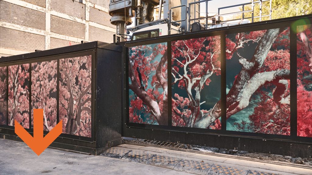 City Of Sydney Anti Graffiti Hoarding printed banners