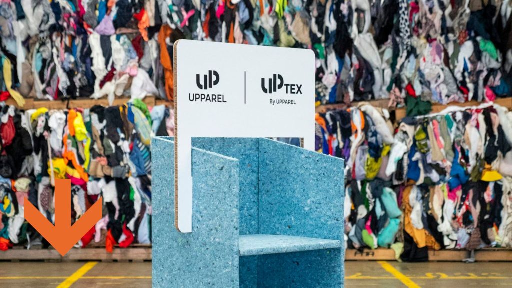 Upparel Recycling bin for mesh direct