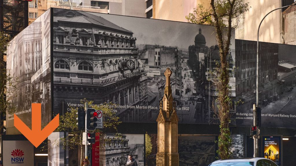 Large building wrap with anti graffiti
