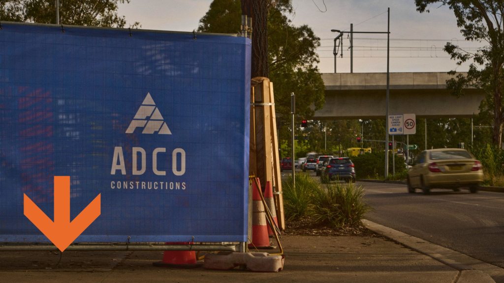 Winter Signage Adco banner mesh
