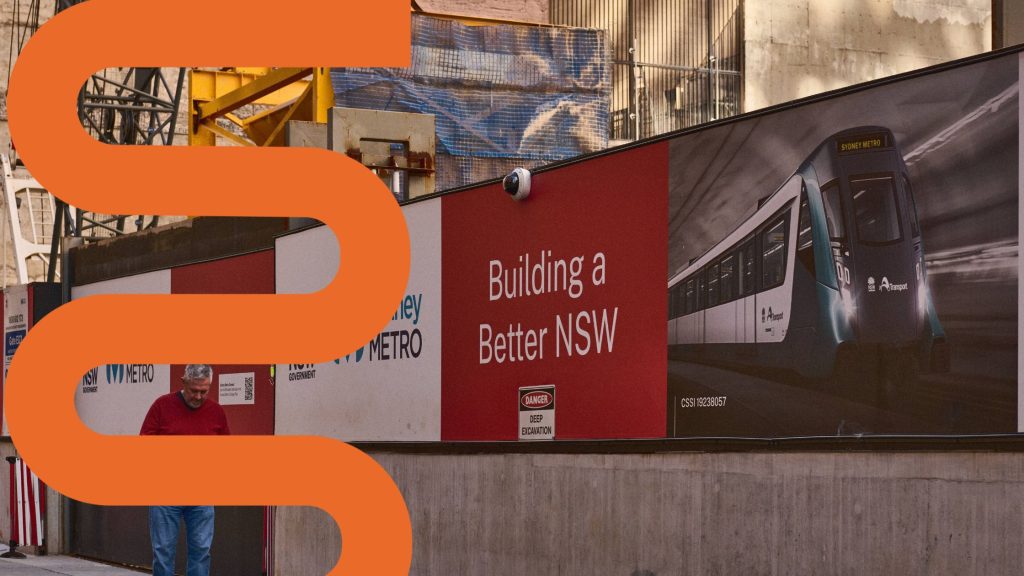 Transport NSW anti graff hoarding sydney