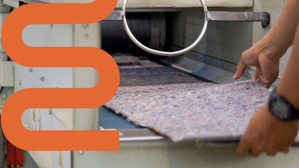 Uptex by apparel, mesh direct recycling signage program