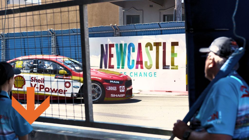 Sporting event signage mesh direct