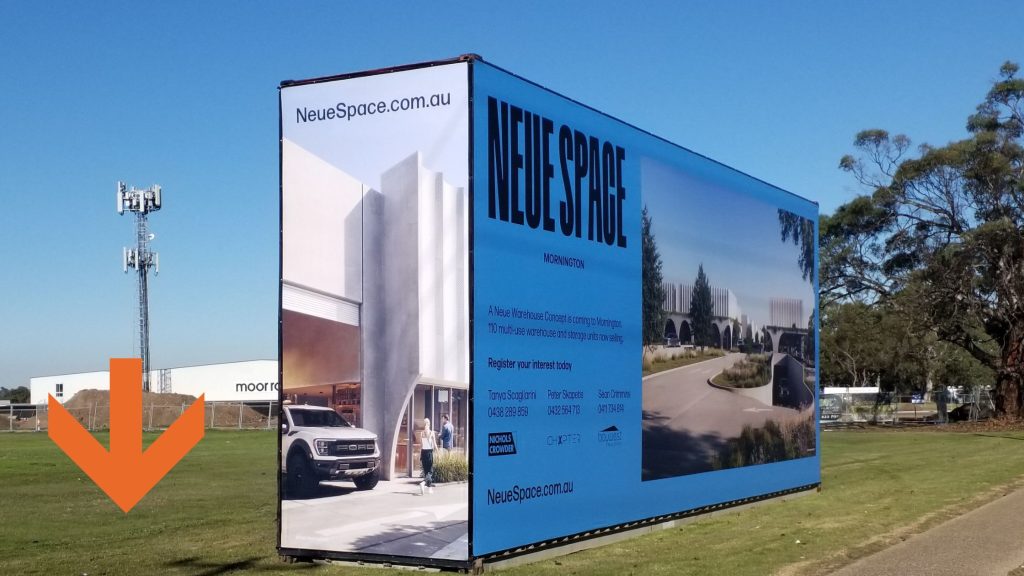 Shipping Container advertising